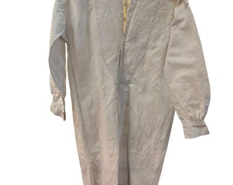 French Antique Linen/hemp/ Chore Shirt/ Biaude/ Smock/ Artist