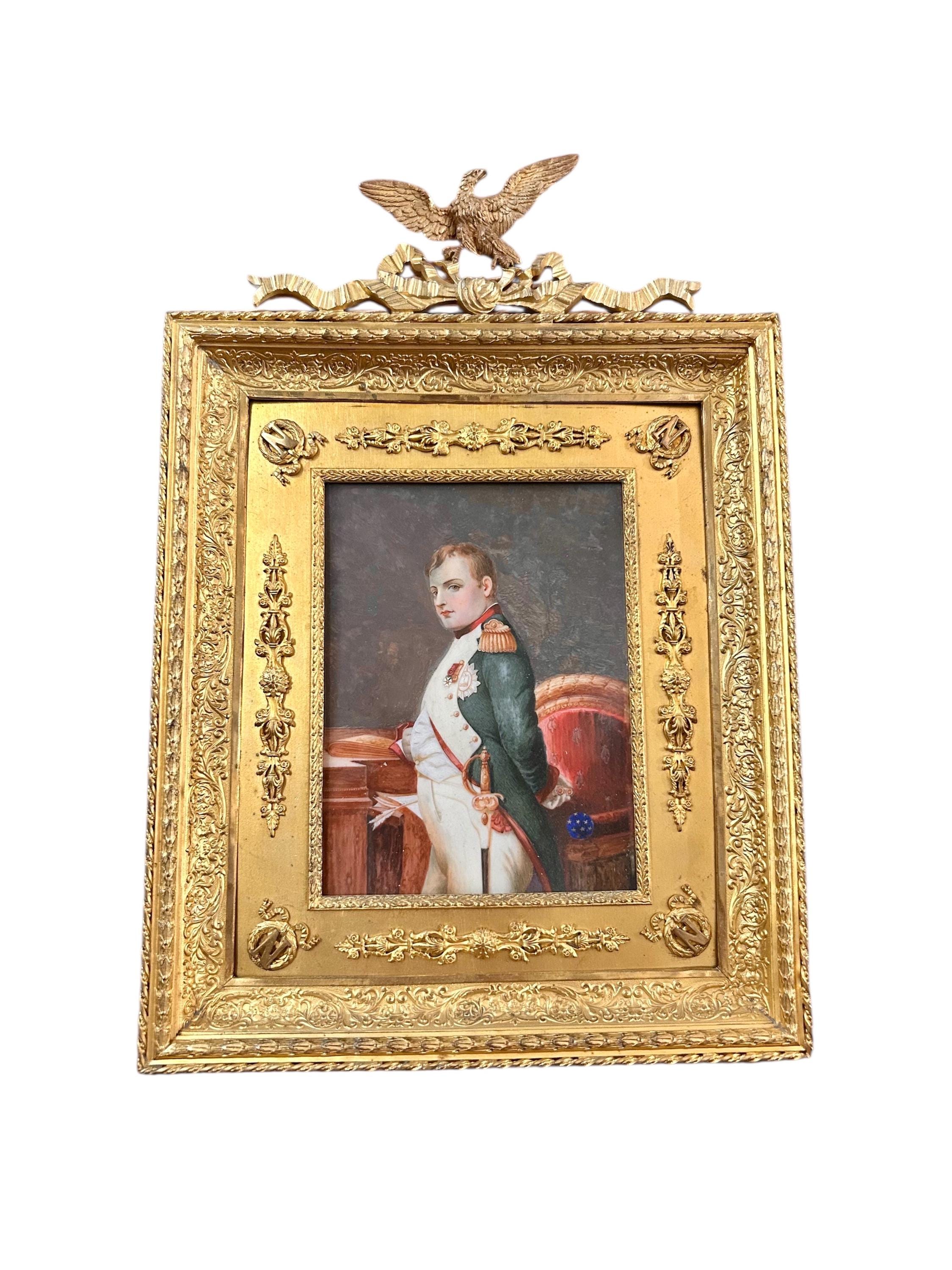 Antique Miniature Portrait of Napoleon - Etsy