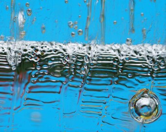 Digital | Blue Ice | Natural Abstract Macro Art Photography