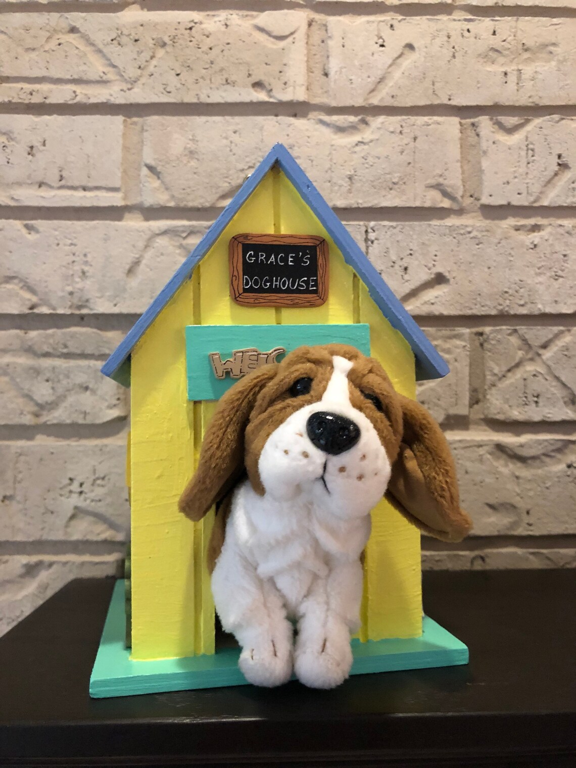 Kits Dog Grace Miniature Stuffed Basset Hound Etsy