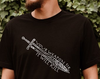 It Will Kill - Damascus Swords Shirt - It Will Keal Birthday Gift From Wife - Forged Gift for Forging Enthusiast