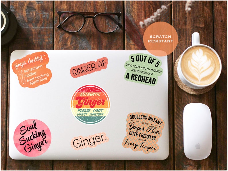 GINGER STICKERS Pick Your Stickers Custom Amount Vinyl Etsy
