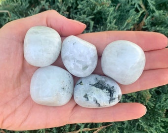 Rainbow Moonstone Tumbled Stone