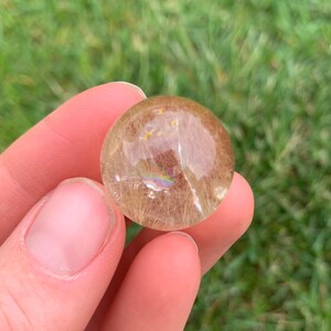 Rutilated Quartz Sphere