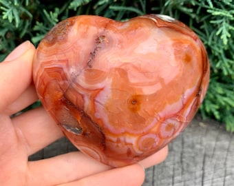 Carnelian Crystal Heart