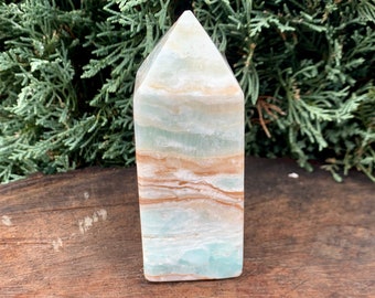 11oz Caribbean Calcite Tower