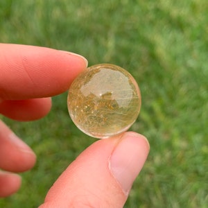 Rutilated Quartz Sphere