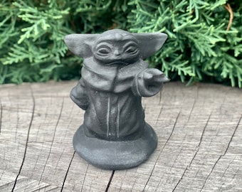 Black Obsidian Grogu - DISCOUNTED