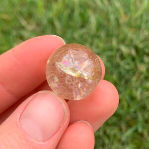 Rutilated Quartz Sphere