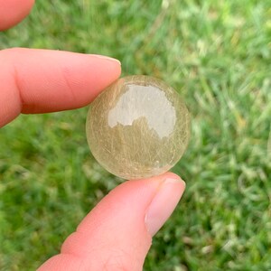 Rutilated Quartz Sphere