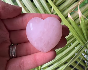 Rose Quartz Crystal Heart