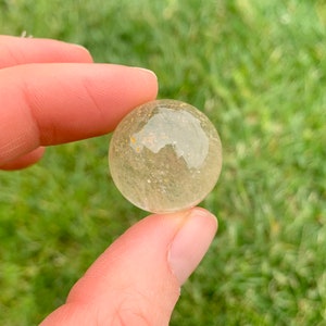 Rutilated Quartz Sphere
