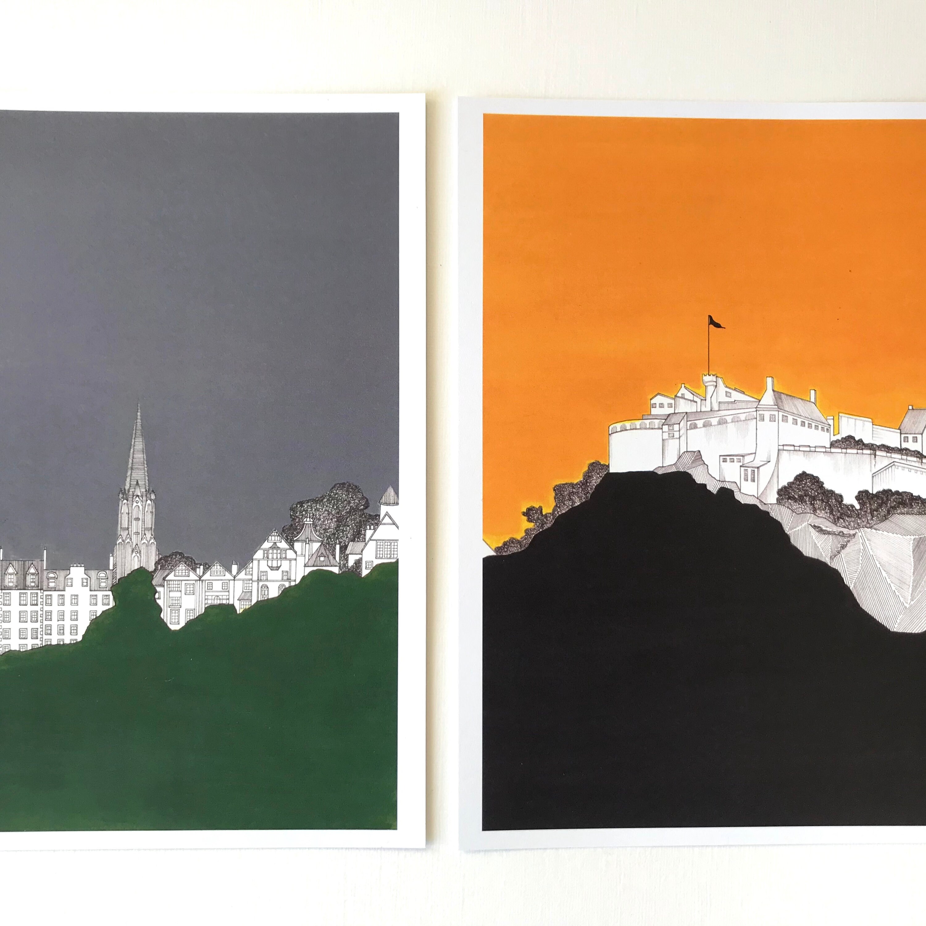 Old Town Part 2 A4 Edinburgh Art Print - Etsy