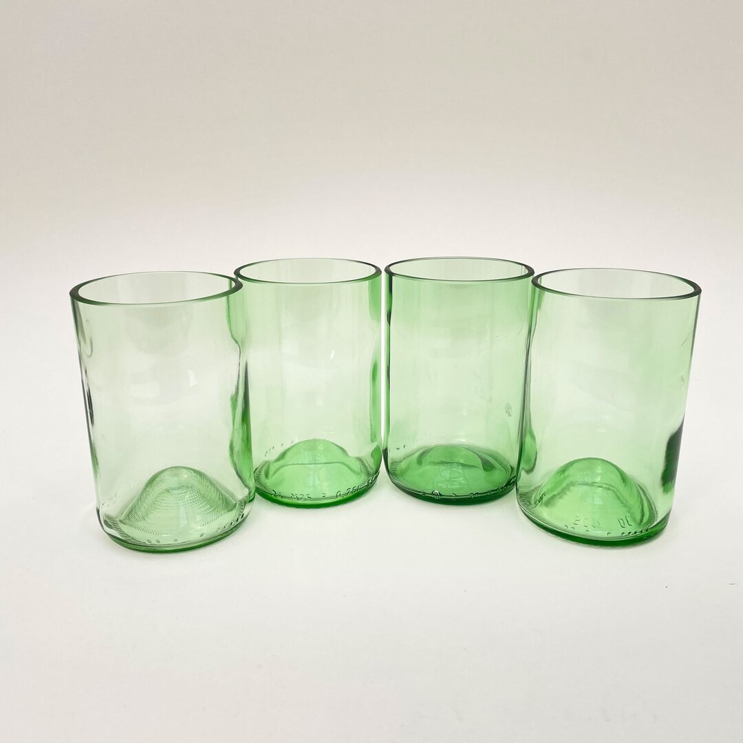 4 Upcycling Drinking Glasses Made of Used Glass Bottles Etsy