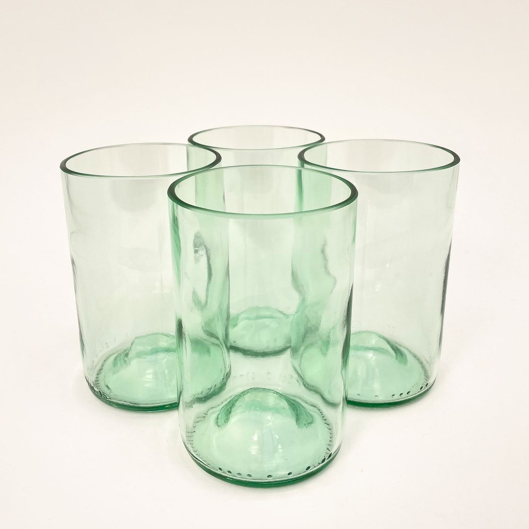 4 Upcycling Drinking Glasses Made of Used Glass Bottles Etsy