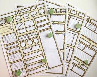 Faerie Circle - Custom D&D Character Sheets