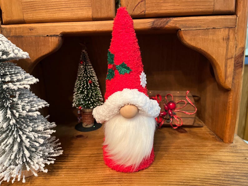 Santa gnome: Handmade Decoration Santa