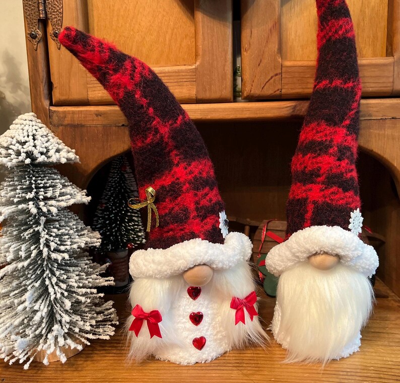 Santa gnome: Handmade Decoration image 1