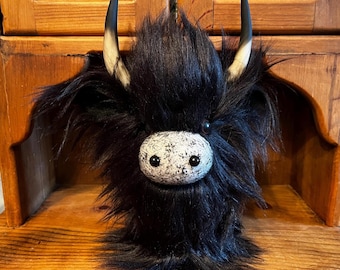 Black Highland cow