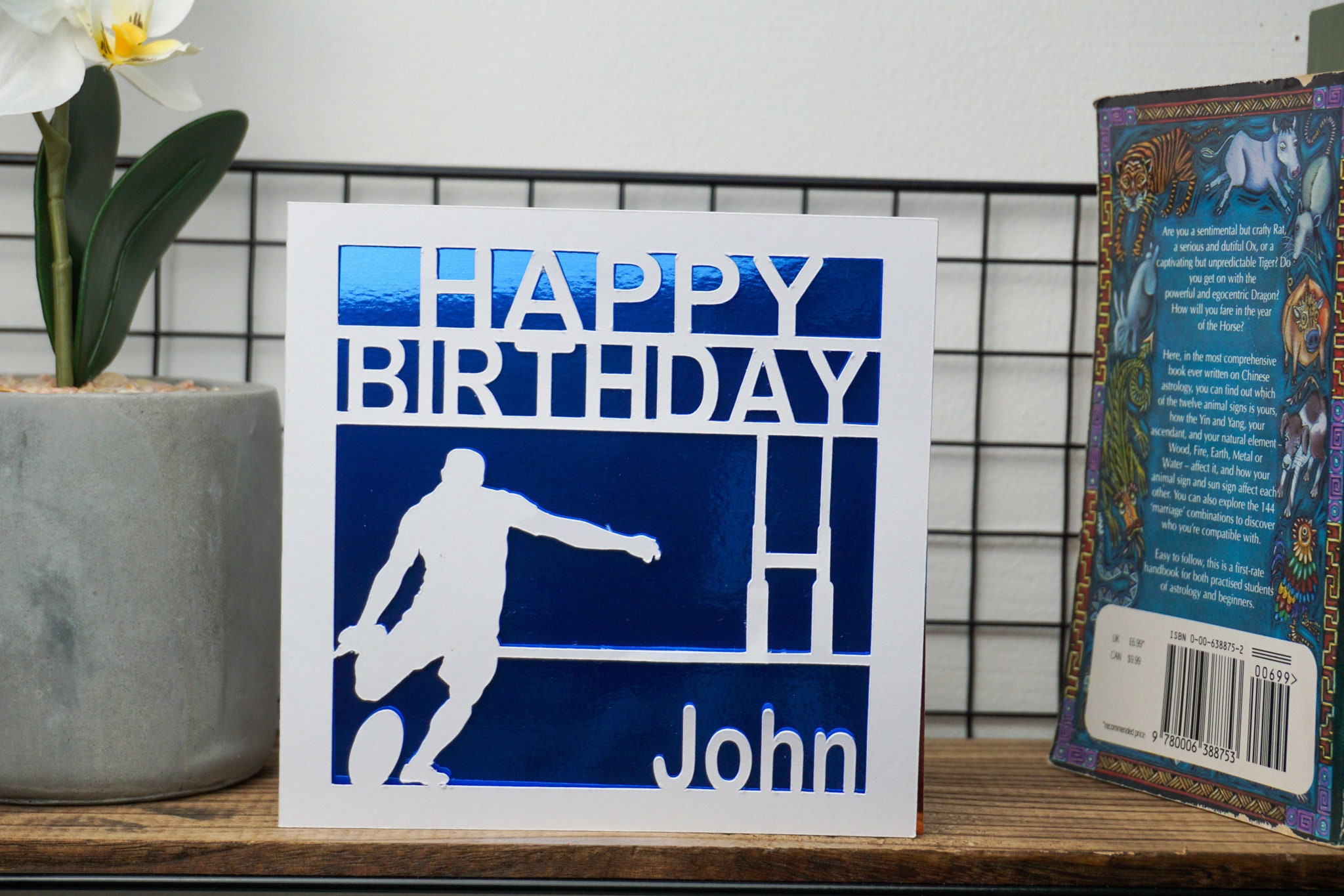 Personalised Rugby Birthday Card Rugby Lover Gift Boys Etsy
