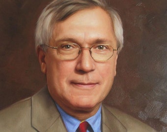 カスタム手描きの家族の肖像画の油絵