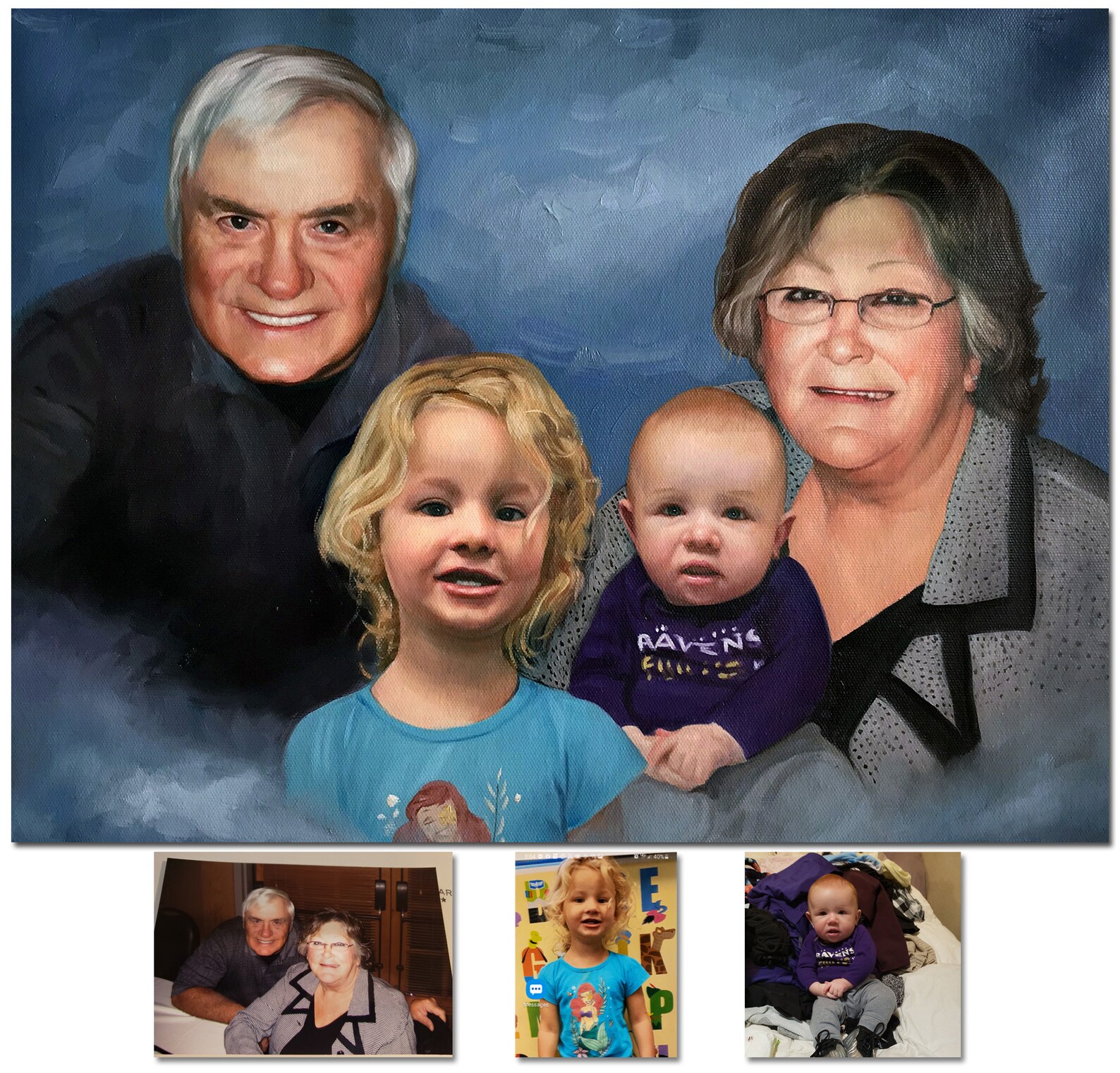 Oil painting portrait painting on Etsy
