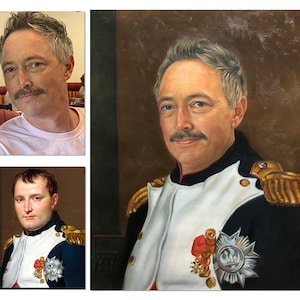 Handmade Oil Portrait: Custom Renaissance Style Painting From Photo
