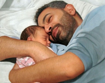 夫へのカスタム誕生日プレゼントのアイデア、カスタム油絵、写真からのカスタム肖像画、記念日のプレゼント、カップルへのプレゼント、カップルの肖像画