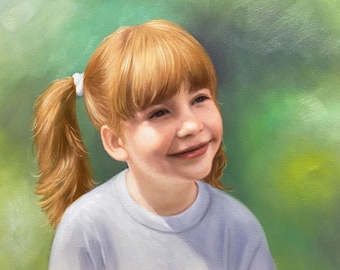 油絵のカスタマイズ、赤ちゃんの絵のカスタマイズ、写真から子供の絵を描く、女の子の肖像画のカスタマイズ、写真や肖像画から描く