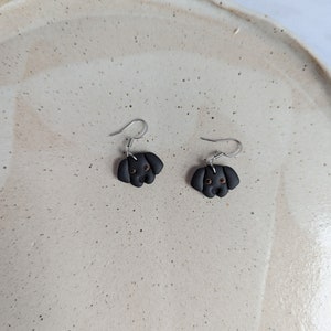 Handcrafted Polymer Clay Dog Earrings: Animal Dangles