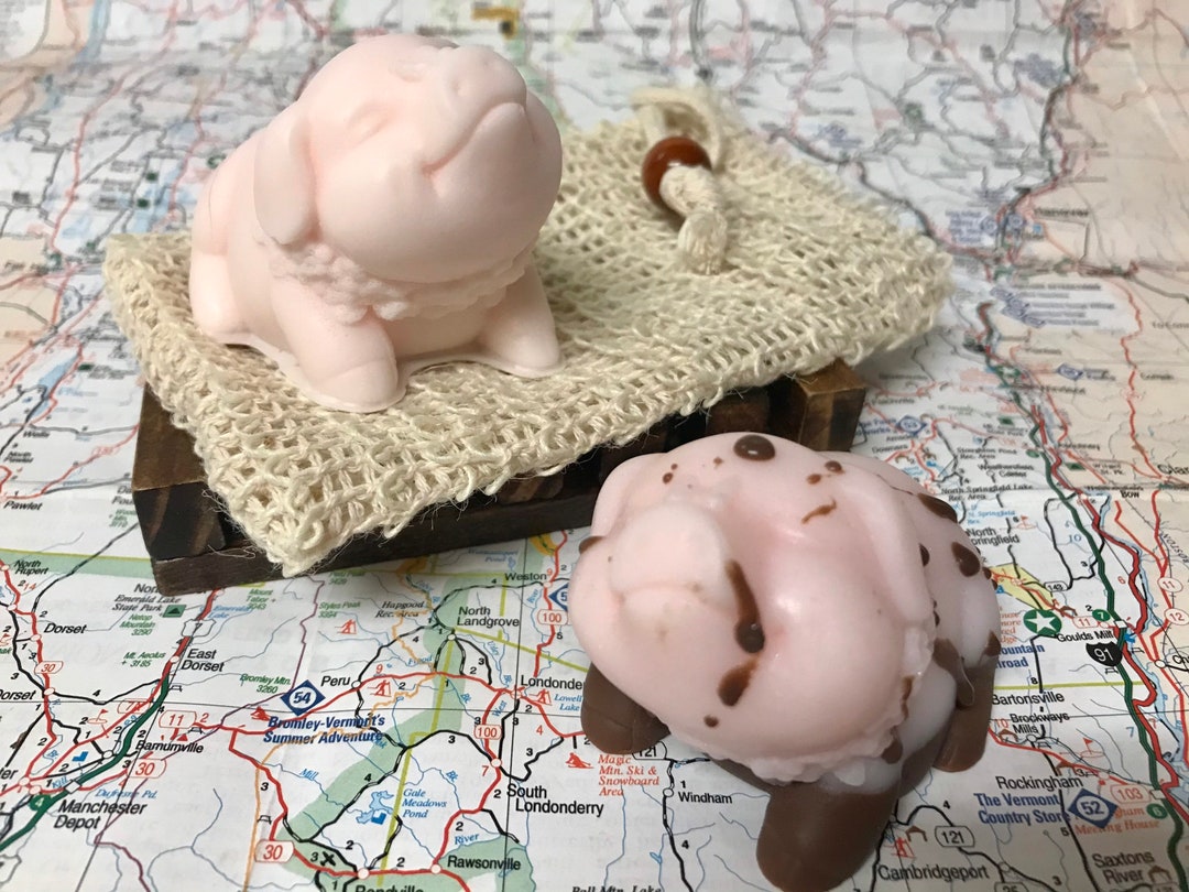 Clean Pig / Dirty Pig - Pair of Adorable Hand Soaps. Total Weight for ...