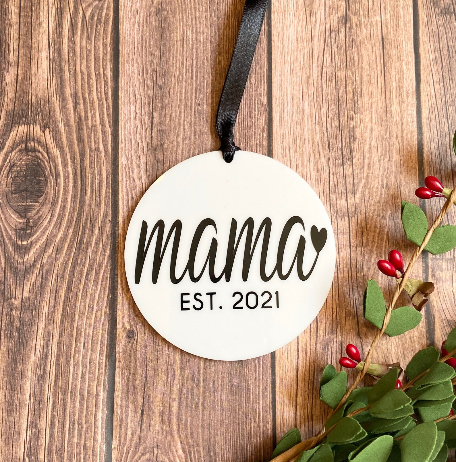 Mama Ornament/ Mom Ornament/ New Mom Ornament/ Personalized Etsy UK