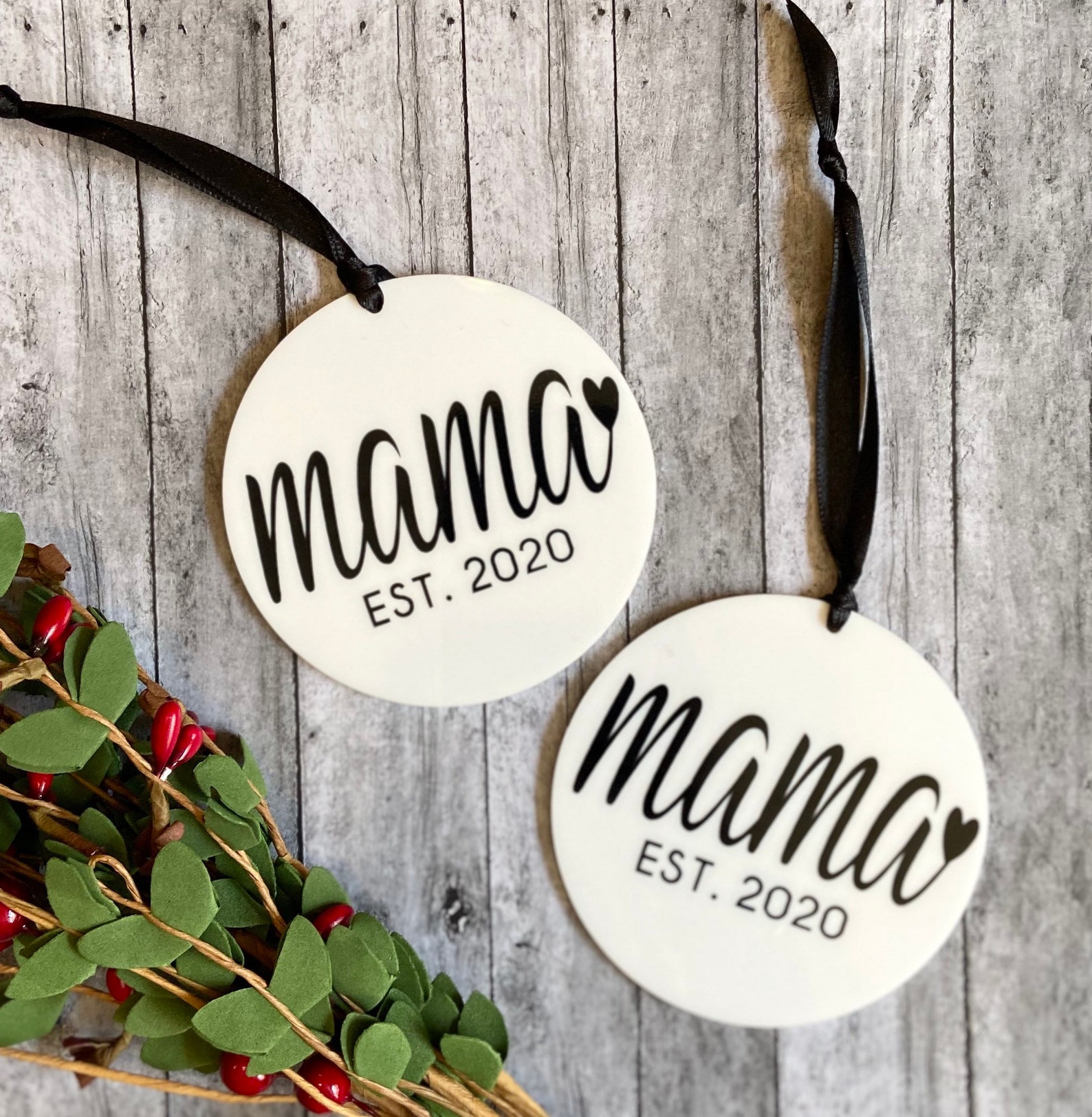 Mama Ornament/ Mom Ornament/ New Mom Ornament/ Personalized Etsy