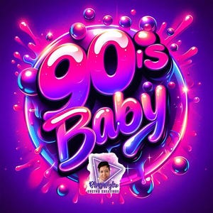 File digitale PNG di Baby Airbrush art degli anni '90