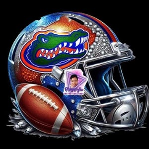 Gator Football 2 , PNG, Digital File