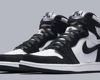 black jordans air 1