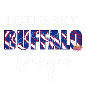 Buffalo Stripe Print | Instant Download | SVG and PNG Files | Bills | New York