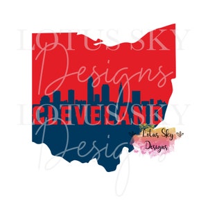 Cleveland Skyline 2 | Instant Download | SVG and PNG Files