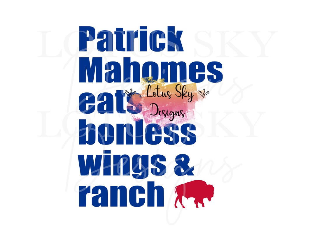 Mahomes Eats Boneless Wings and Ranch Buffalo | Ready to Press ...