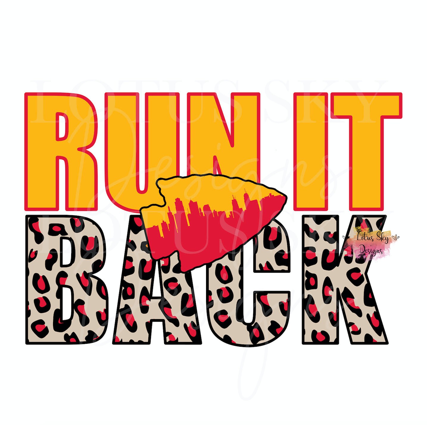 Run It Back Kansas City Skyline Ready to Press Sublimation Etsy