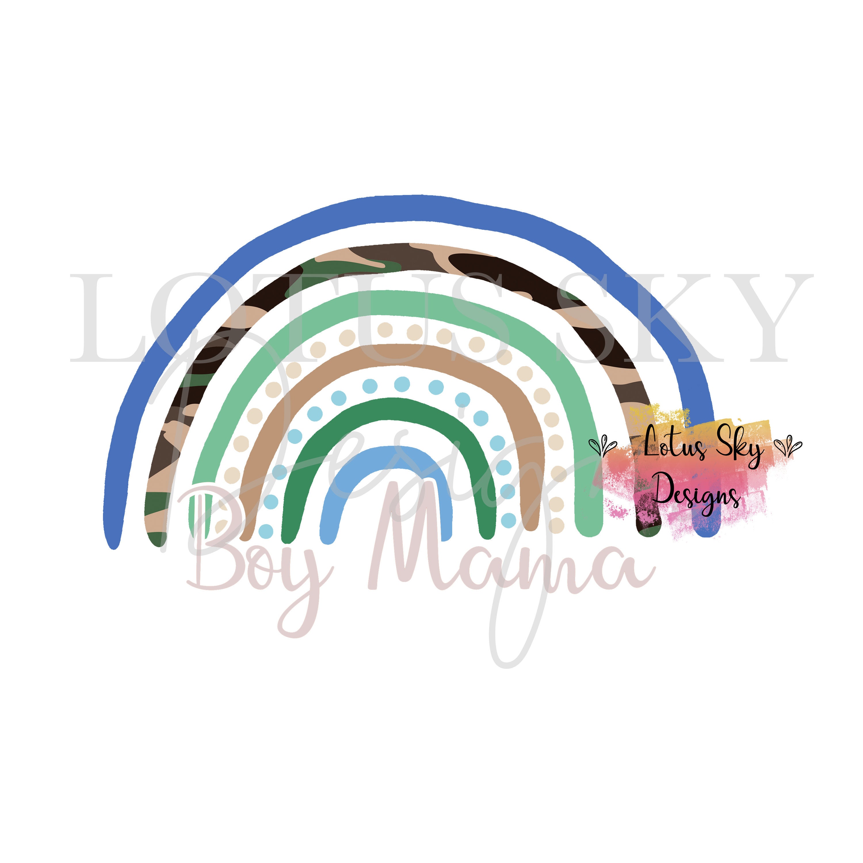 Download Boy Mama Camo Rainbow Instant Download Svg And Png Files Etsy