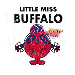 Kleines Fräulein Buffalo | Fertig zum Pressen | Sublimationshitzepresse Design | Bügelbild | Smash Tische