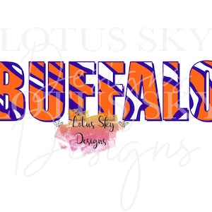 Impressão de búfalo | Pronto para impressão | Design de prensa térmica de sublimação | Transferência | Bandits | Go Buffalo