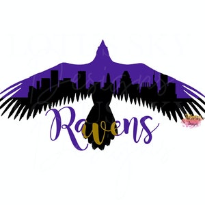 Baltimore Skyline | Druckfertig | Sublimation Transferpresse Design | Transfer
