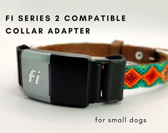 Small Collar Adapter Compatible with Fi Series 2 GPS Tracker | Fits Custom Dog Collars