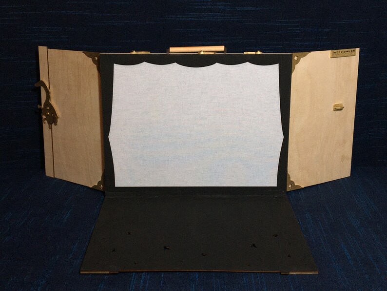 Shadow theater, birthday gift, Christmas gift, anniversary gift, stage box and puppets, school education, original gift, Halloween.