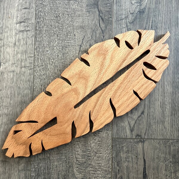 Hand Carved Bird of Paradise Trivet/Candle Plate