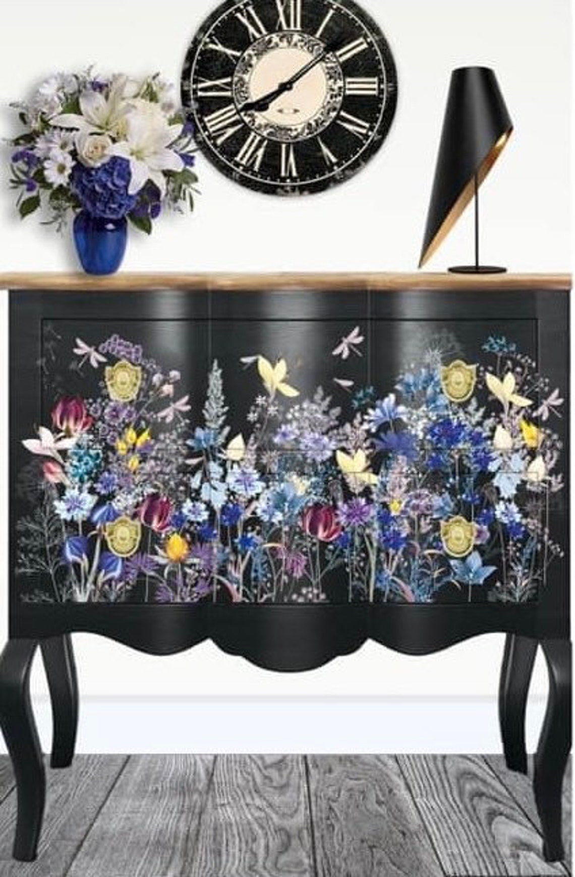 Furniture Transfer by Hokus Pokus Miraculous Gardens 94 Cm X Etsy UK