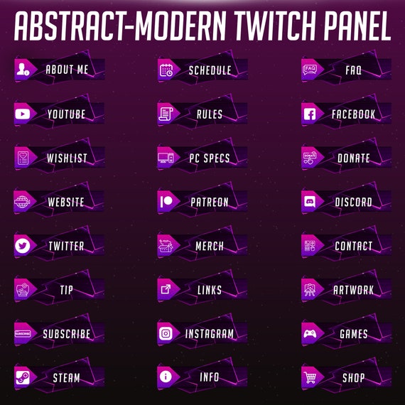 320px wide twitch panels 320px wide twitch panels