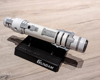 3d printable Beam Saber inspired by the gundam RX78-2 with display stand